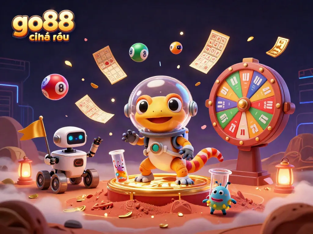 Experience the vibrant excitement of go88 chính thức with an alien-themed casino adventure.