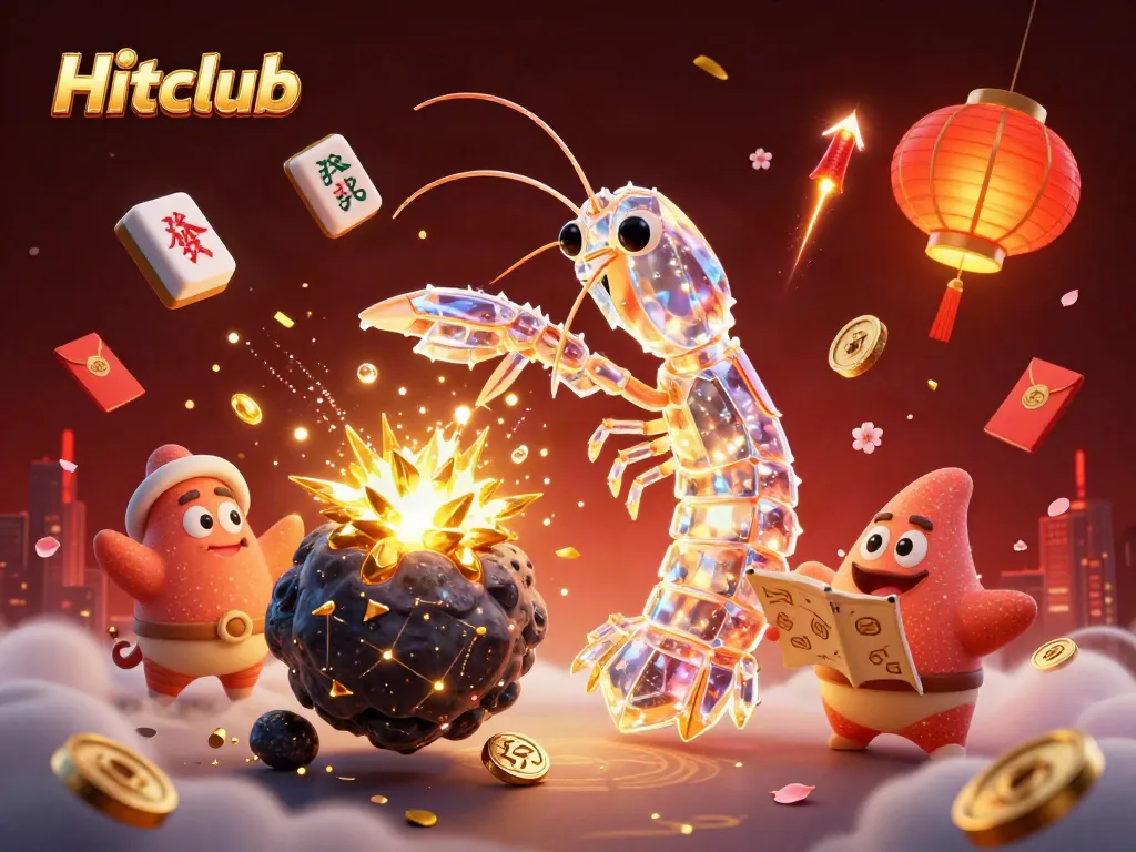Experience the thrill of Hitclub in a vibrant, dynamic 3D casino scene featuring exciting elements.