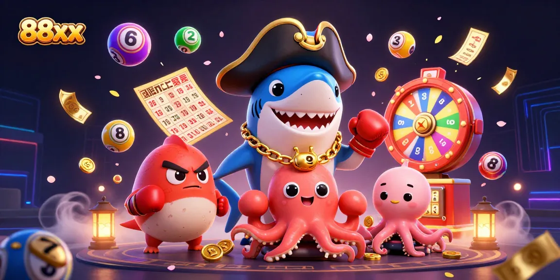 Engage in exciting casino action with 88xx's vibrant characters and dynamic gambling elements.